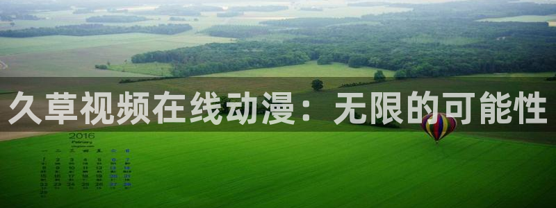 age动漫官网网址：久草视频在线动漫：无限的可能性