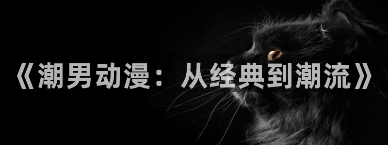 下载age动漫：《潮男动漫：从经典到潮流》