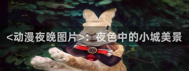 backstage韩漫免费观看：<动漫夜晚图片>：夜色中的小城美景
