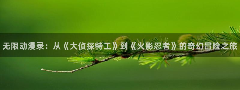 age动漫omofun：无限动漫录：从《大侦探特工》到《火影忍者》的奇幻冒险之旅